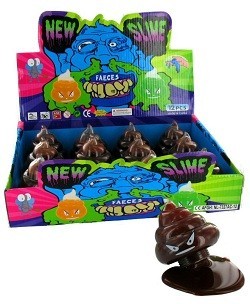 SLIME BENTUK KOTORAN (12 pcs)