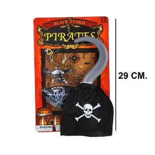 SET BAJAK LAUT - BLACK STORM (6 pcs)