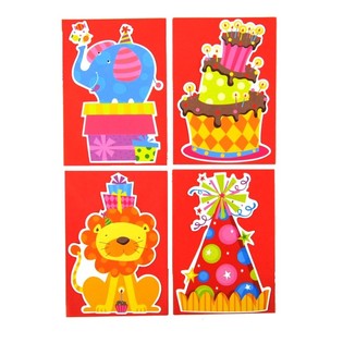 KARTU UNDANGAN ULANG TAHUN + AMPLOP (24 pcs.)