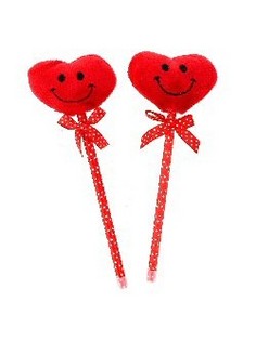 Pena Bentuk Hati Smiley (12 pcs)