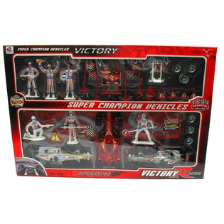 Set Mainan Balap Formula 1 Victory Racing