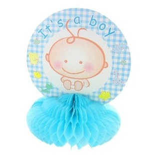 DEKORASI MEJA KELAHIRAN - BABY BLUE (8 pcs.)