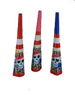 6 TEROMPET ULANG TAHUN - "PIRATE PARTY" (6 set)