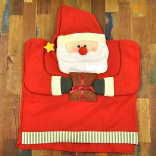 SARUNG KURSI SANTA KLAUS MEWAH (4 pcs)