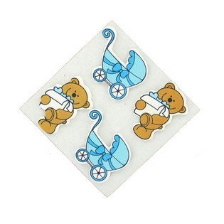 Stiker Dekorasi - Baby Blue (Set isi 20)