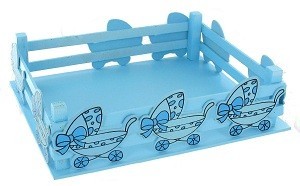 Keranjang Dekorasi - Baby Blue (2 pcs)
