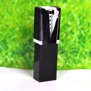 Kotak Kado Souvenir Pernikahan - Model Tuksedo (50 pcs)