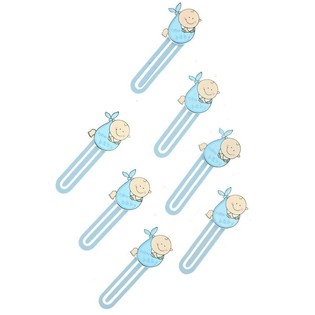 Pembatas Buku Bayi Kecil - Biru (12 pcs)