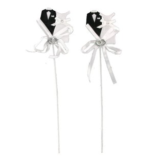 Tusukan Kue / Cake Topper - Pengantin (12 pcs)
