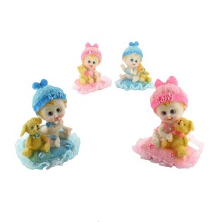 DECORASI BAYI DI ATAS BANTAL 9 CM (4 pcs)