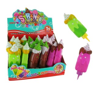 Mainan Gelembung Sabun Bentuk Es Krim (24 pcs)