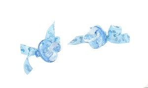EMPENG DEKORASI - BIRU BAYI (12 pcs)