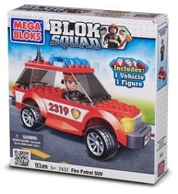 MEGABLOKS BLOK SQUAD SUV PATROLI PEMADAM KEBAKARAN - 2432 (2 pcs)
