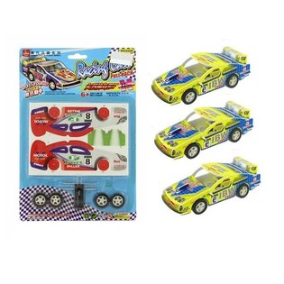 RAKIT MOBIL BALAP 3D SENDIRI (12 pcs)
