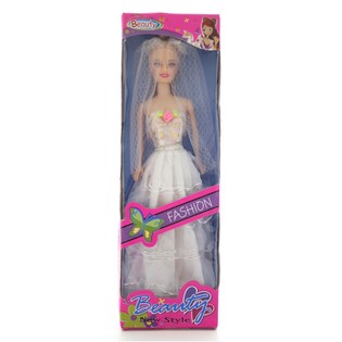 BONEKA MAINAN DENGAN GAUN PENGANTIN (6 pcs)