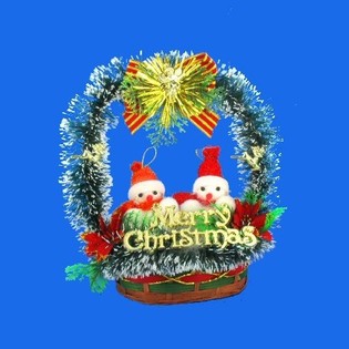 Keranjang Dekorasi Natal (3 pcs)