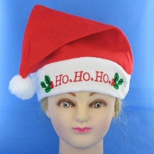 Topi Natal LED "HO HO HO" (12 pcs)