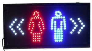 PAPAN IKLAN LED - TOILET