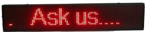Papan LED Running Text Mobil 100x20cm