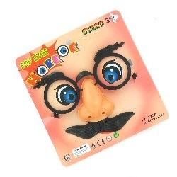 Kacamata Lucu dengan Kumis (12 pcs)