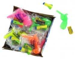 Pistol Mainan Udara dengan Permen Karet (24 pcs)