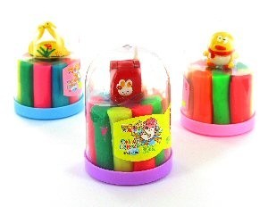 Mainan Clay Lilin dalam Wadah + Hadiah Gratis (40 pcs)