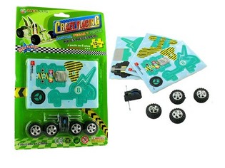 Puzzle Foam 3D Kart dengan Motor (24 pcs)