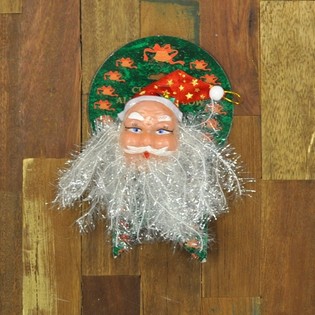 Kepala Santa Claus Besar (12 pcs)