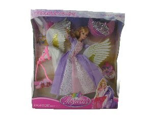 Set Mainan Boneka Putri Princess & Pegasus dengan Aksesori