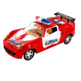 Mobil Polisi Bump & Go dengan Efek Cahaya & Suara