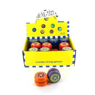 Yo-Yo Kayu Warna-Warni (Isi 24 pcs)