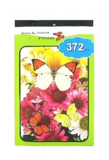 Buku Stiker Model: Kupu-Kupu (12 pcs)