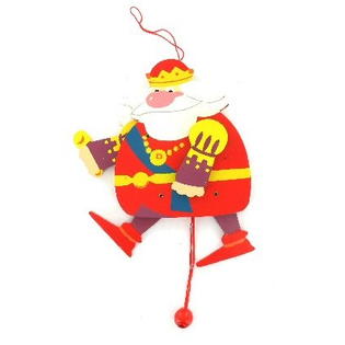Boneka Jumping Jack Kayu - Raja (6 pcs)