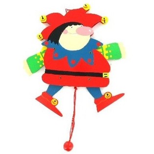 JUMPING JACK KAYU - HARLEQUIN (6 pcs)