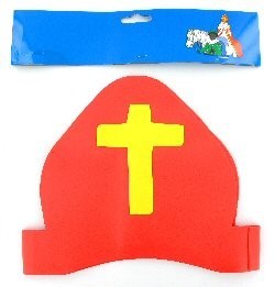Topi Uskup Foam Saint Nicholas (isi 12 pcs)