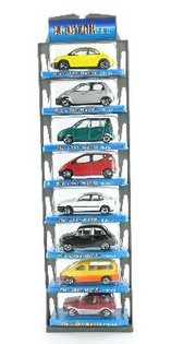 Set 8 Pcs Mainan Mobil Logam (Metal) Kemasan Gantung