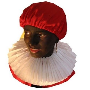 Baret Piet + Kerah Putih (12 pcs)