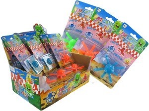 Mainan Gurita Lengket dengan Lampu (24 pcs)