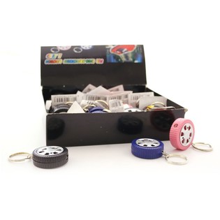 GANTUNGAN KUNCI BAN MOBIL DENGAN LAMPU (24 pcs)
