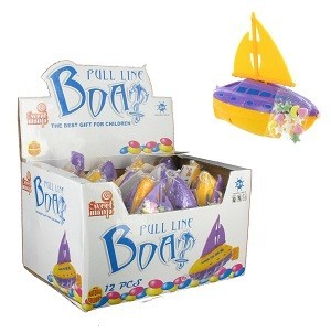 Mainan Perahu Tarik dengan Permen (12 pcs)