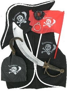 Set Kostum Bajak Laut Anak (Isi 2)