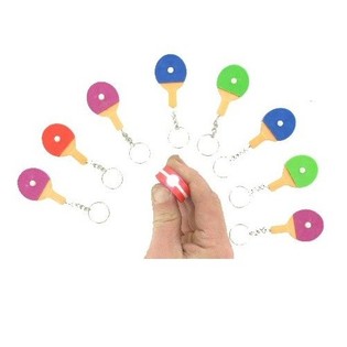 Gantungan Kunci Pingpong dengan Lampu LED (100 pcs)