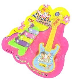SET MAINAN MUSIK DALAM KARTU (6 pcs)