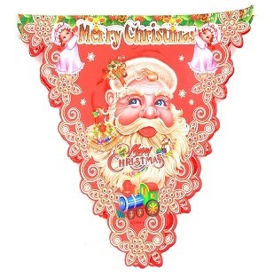 Bunting Banner Natal (10 pcs)