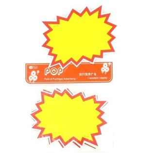Papan Promo Diskon - Model 4 (10 pcs)