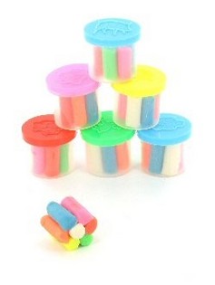 6 Pot Plastisin Mini dalam Kantong (6 pcs)