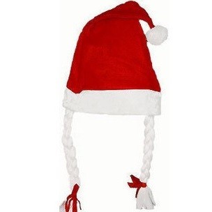 TOPI Sinterklas dengan Kepang (12 pcs)