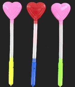 Tongkat Lampu LED - Model Hati (10 pcs)