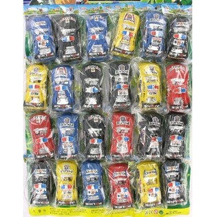 MAINAN MOBIL POLISI DENGAN KARTU (24 pcs)