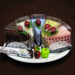 Handuk Bentuk Kue Pastry (isi 2 pcs)